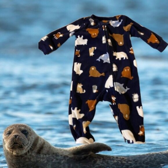 Carter’s Animal Design Footie - Picture 1 of 6